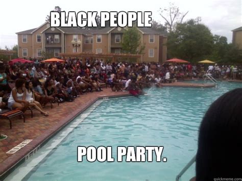 black pool party meme